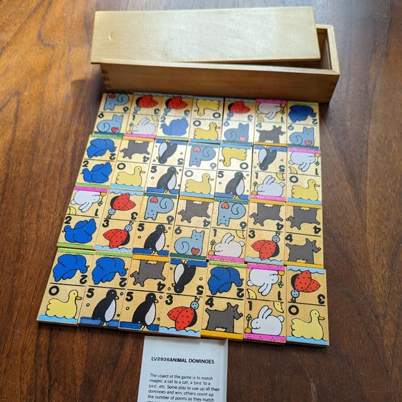 Lillian Vernon Toys Vintage Set Of 28 Lillian Vernon Lv2936 Wooden